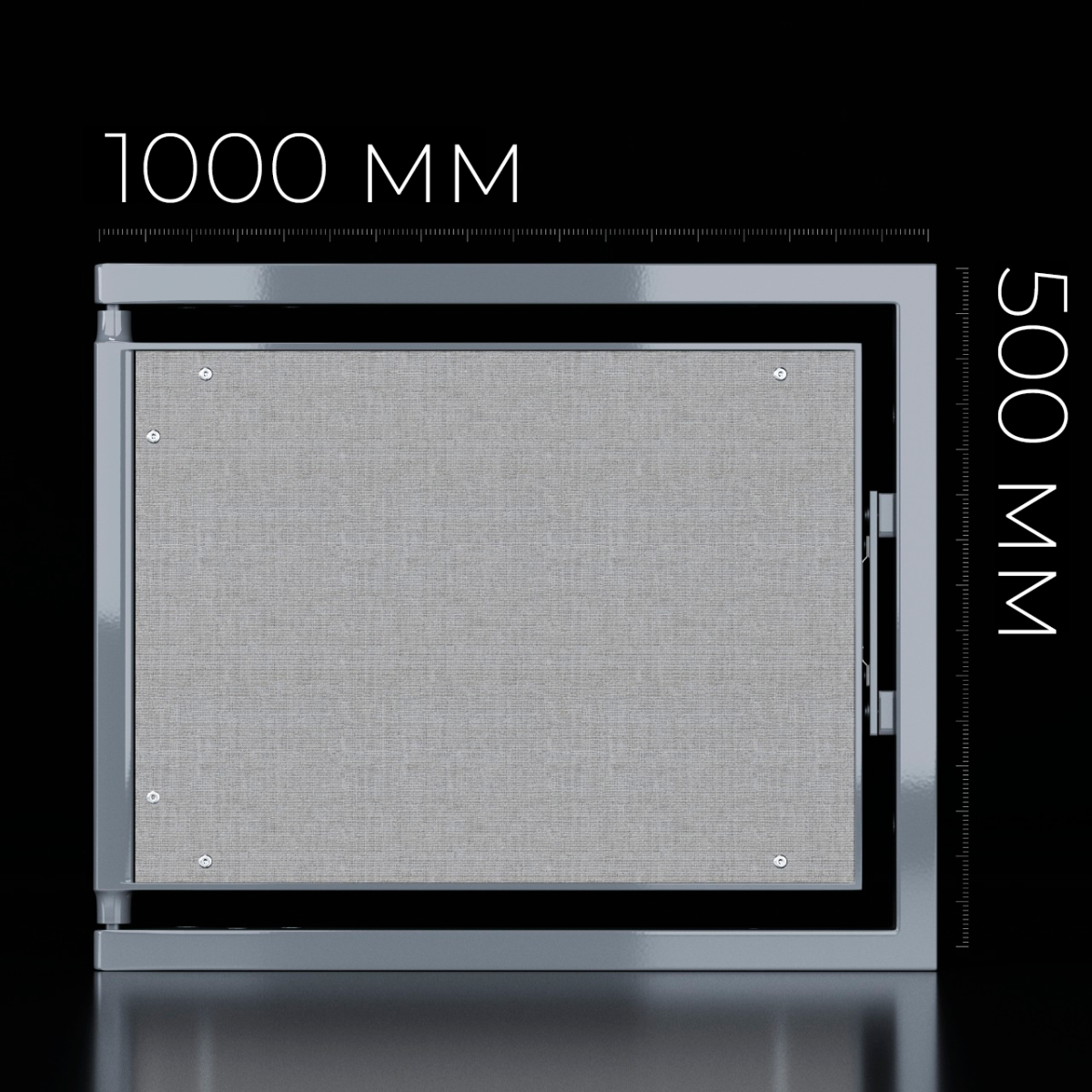 Люк одностворчатый Shagma 100х50 ревизионный под плитку ЛС1000x500Г 5 Люк одностворчатый Shagma 100х50 ревизионный под плитку ЛС1000x500Г — изображение 5