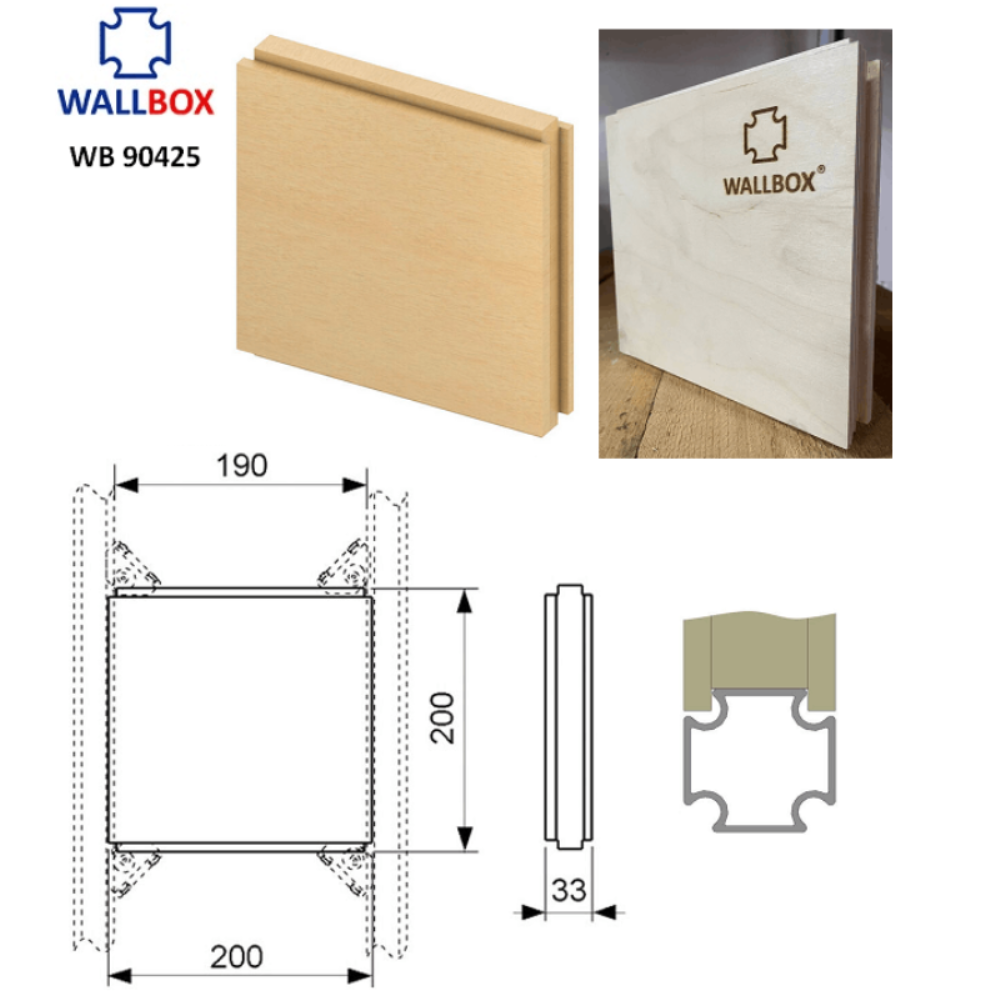 Монтажная пластина Wallbox малая для крепления дополнительных элементов WB 90425 4 Монтажная пластина Wallbox малая для крепления дополнительных элементов WB 90425 — изображение 4